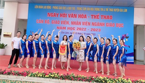  Trường tiểu học Lê Ngọc Hân tham gia thi các môn thể thao trong Ngày hội văn hóa thể thao Huyện Gia Lâm